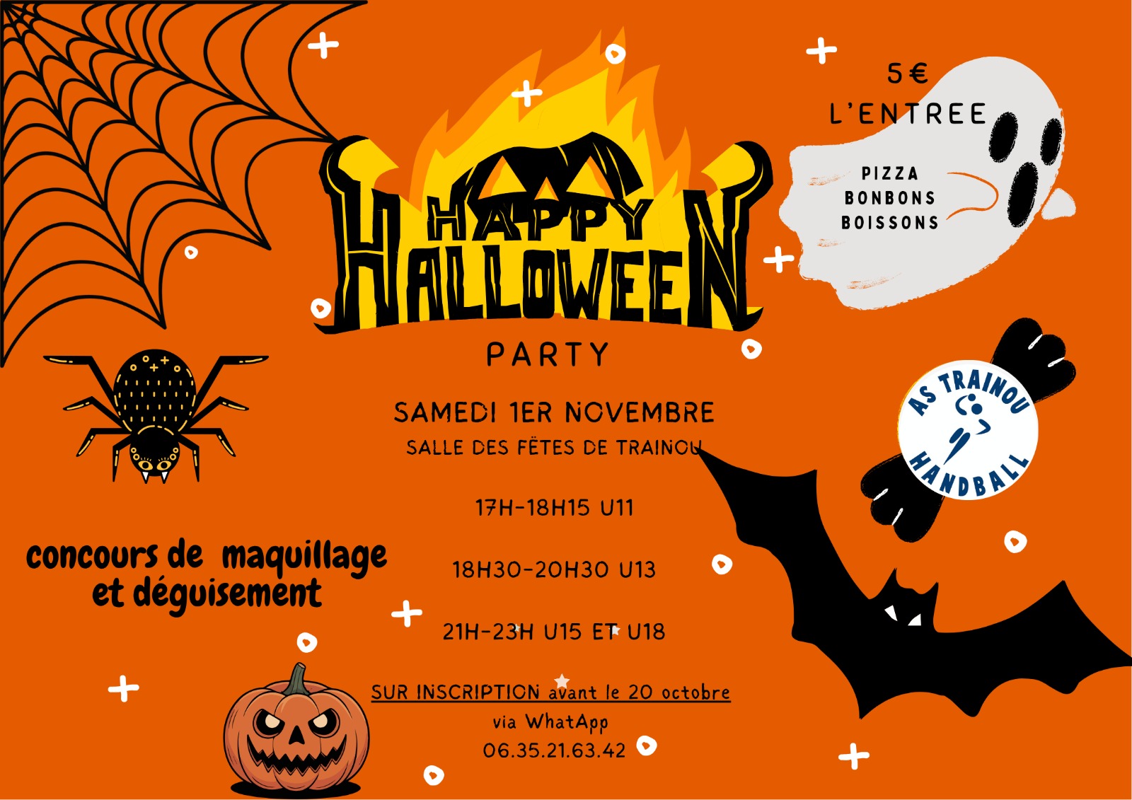 🎃Soirée Jeunes Halloween 🏐👻